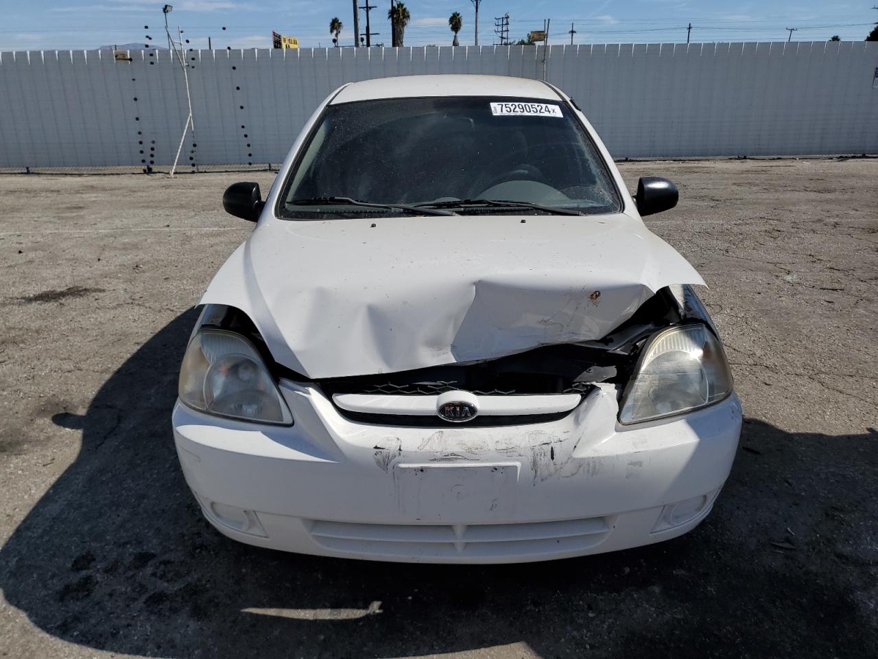 2005 Kia Rio VIN: KNADC125056401606 Lot: 75290524