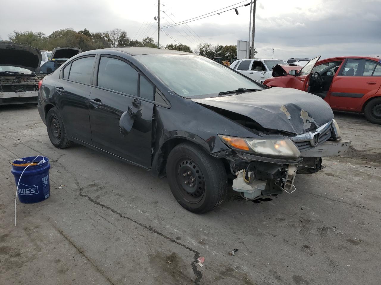 2012 Honda Civic Lx VIN: 2HGFB2F59CH575072 Lot: 74972944