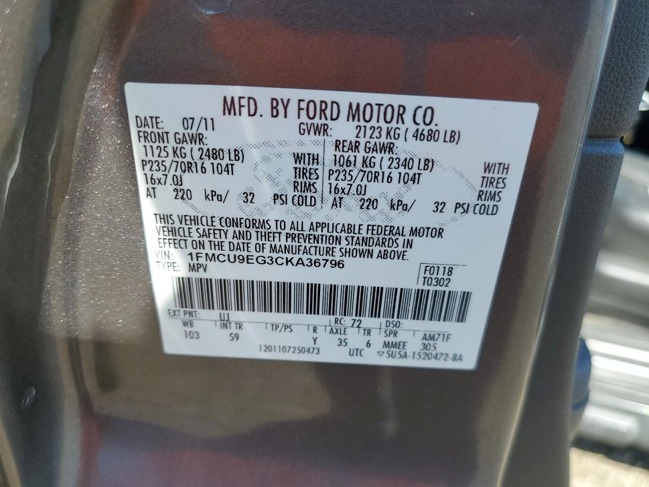 2012 Ford Escape - Image 13