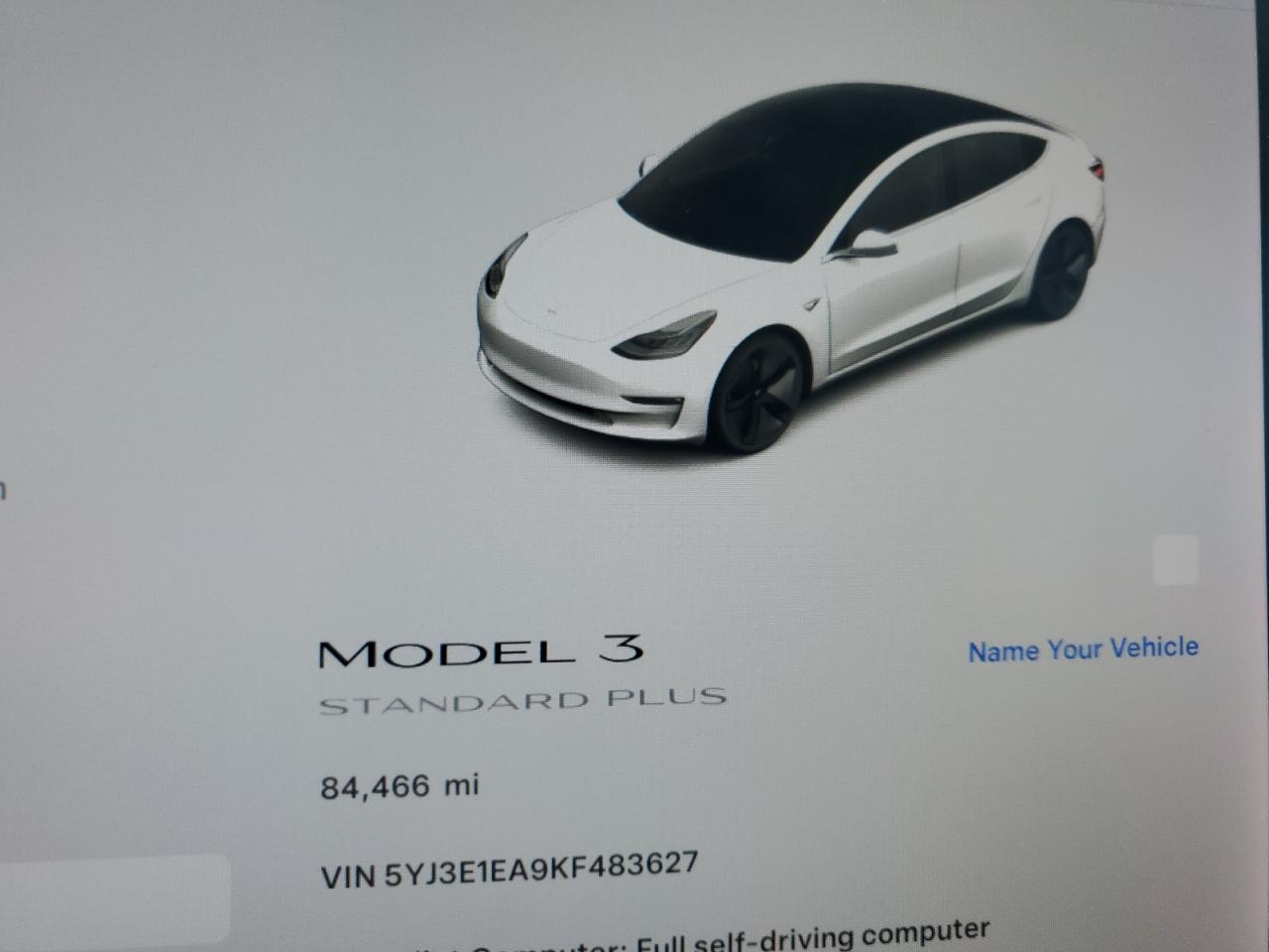 5YJ3E1EA9KF483627 2019 Tesla Model 3