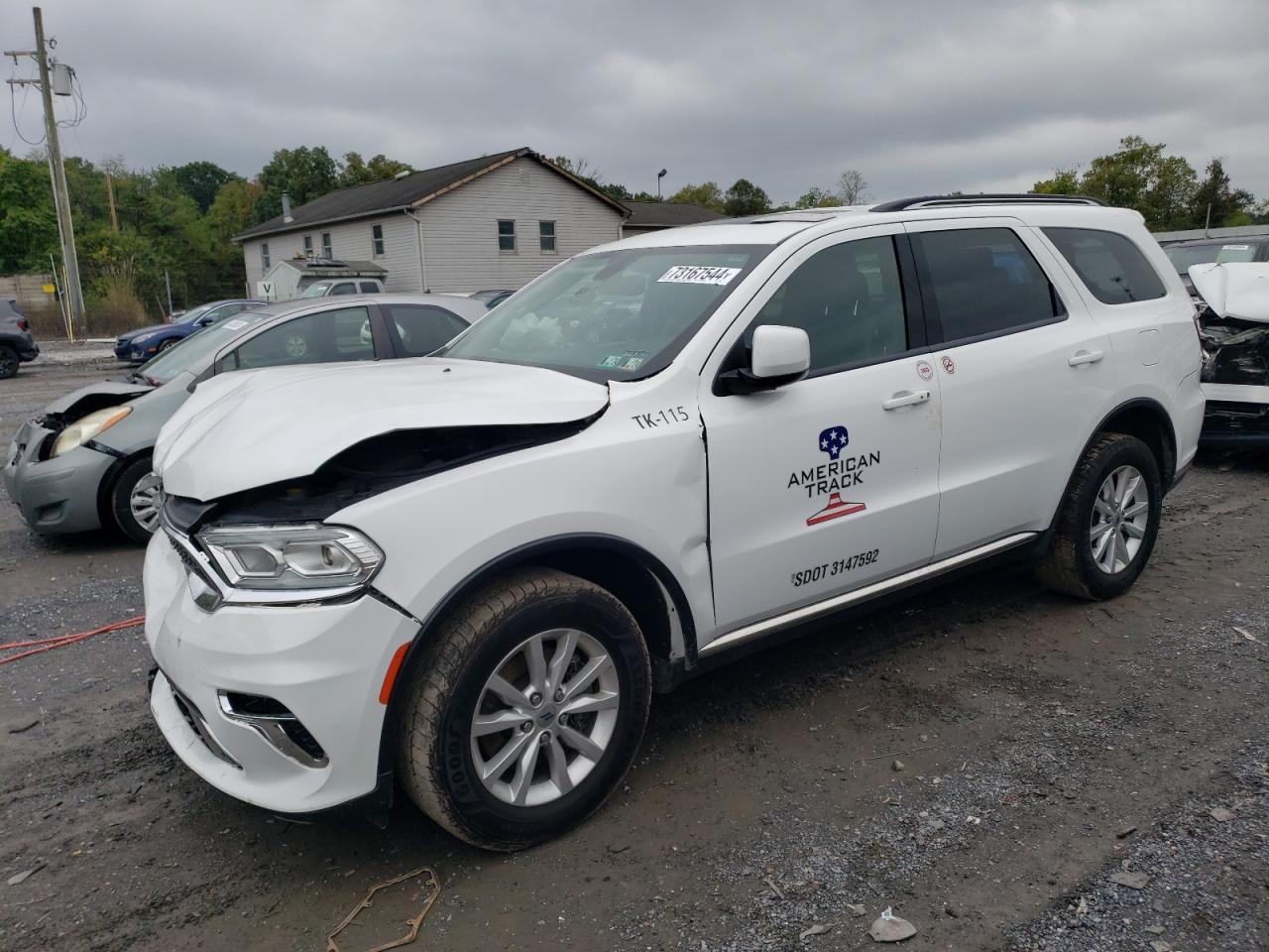 1C4RDJAG4NC157890 2022 DODGE DURANGO - Image 1