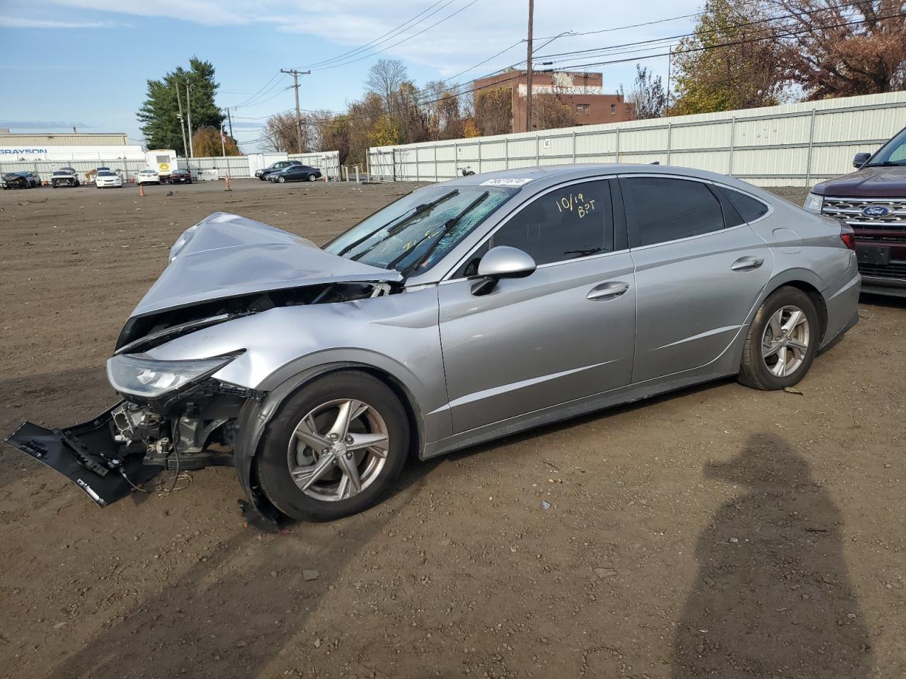 2020 Hyundai Sonata Se на продаже в New Britain, CT - Front End