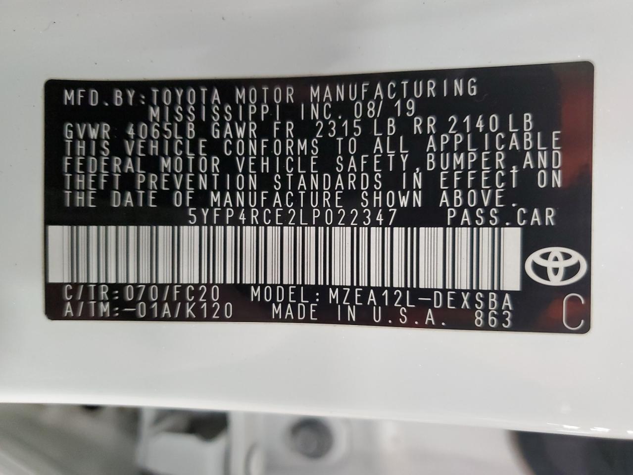 2020 Toyota Corolla - Image 12