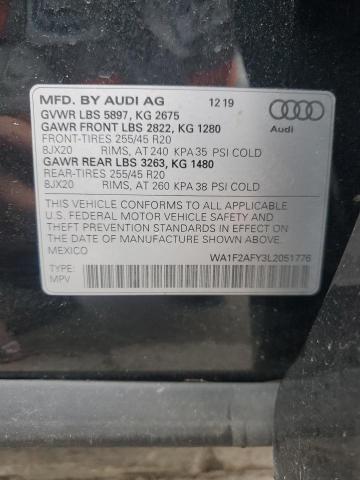 WA1F2AFY3L2051776 Audi Q5 E PREST 14