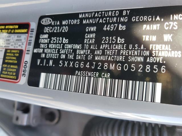 5XXG64J28MG052856 Kia K5 GT LINE 13