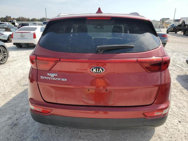  KIA SPORTAGE 2017 Красный