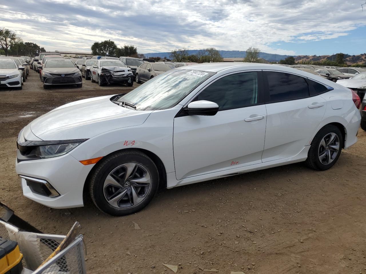 2020 Honda Civic Lx VIN: 19XFC2F61LE204553 Lot: 75847724