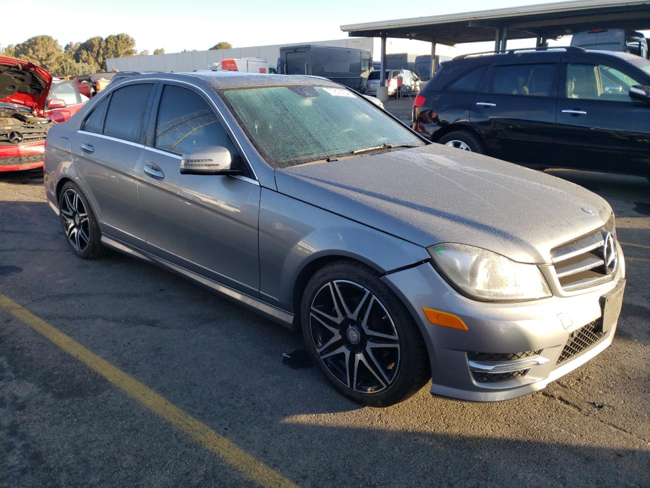 VIN WDDGF4HB9EG235236 2014 MERCEDES-BENZ C-CLASS no.4