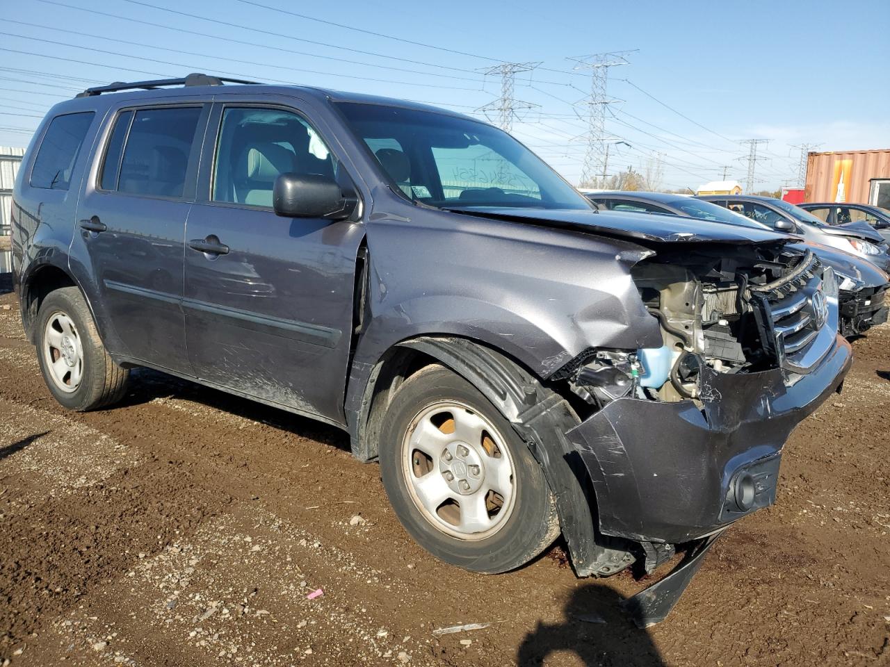 5FNYF4H23EB014210 2014 Honda Pilot Lx