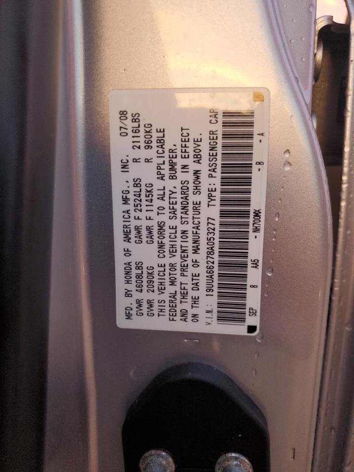 19UUA66278A053277 2008 Acura Tl