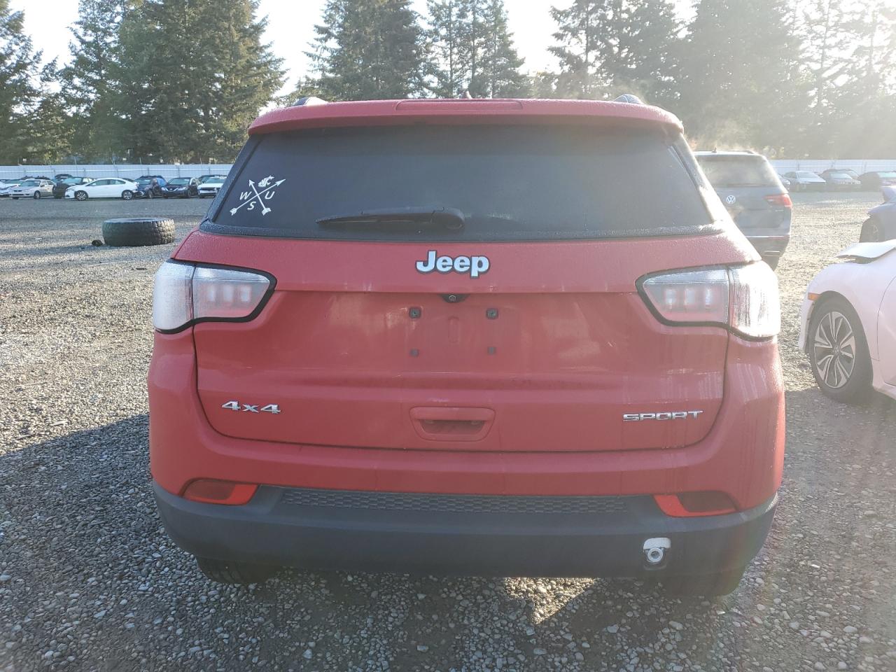 2018 Jeep Compass Sport VIN: 3C4NJDAB6JT112574 Lot: 77708584