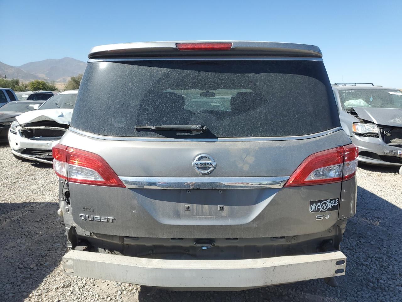 2013 Nissan Quest S VIN: JN8AE2KP6D9065503 Lot: 71489054