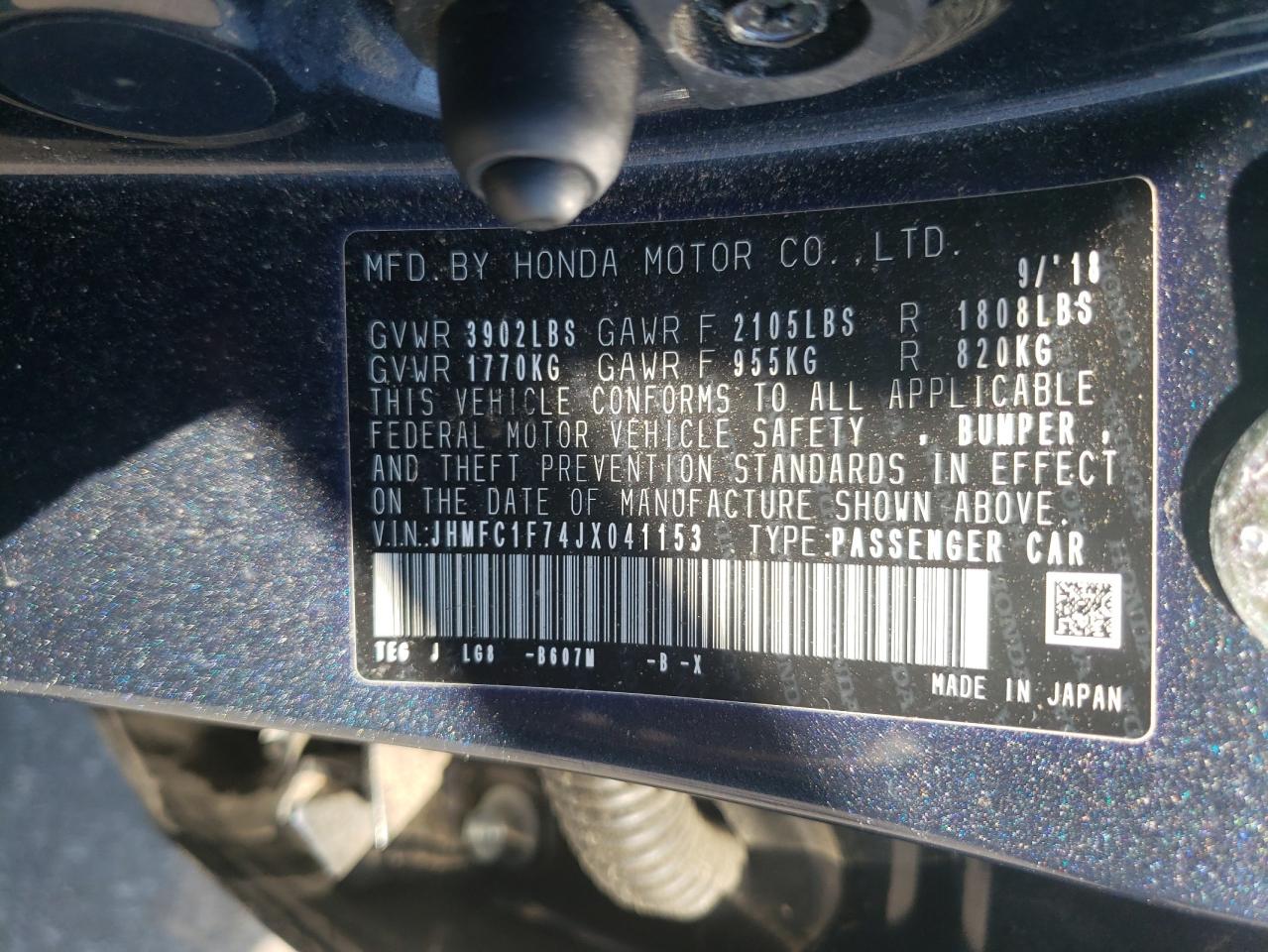 2018 Honda Civic - Image 13