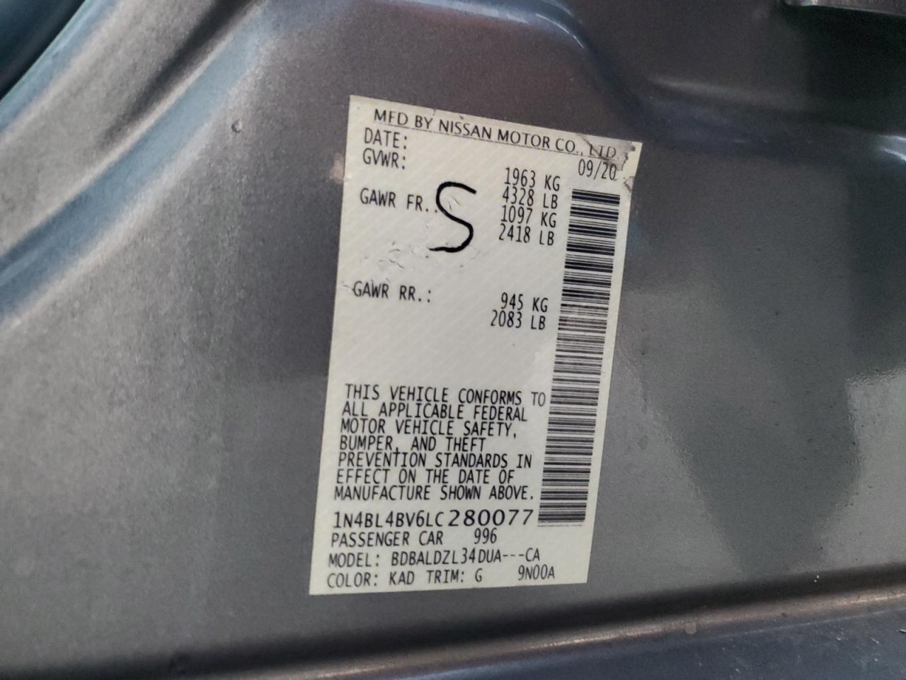 2020 Nissan Altima - Image 12