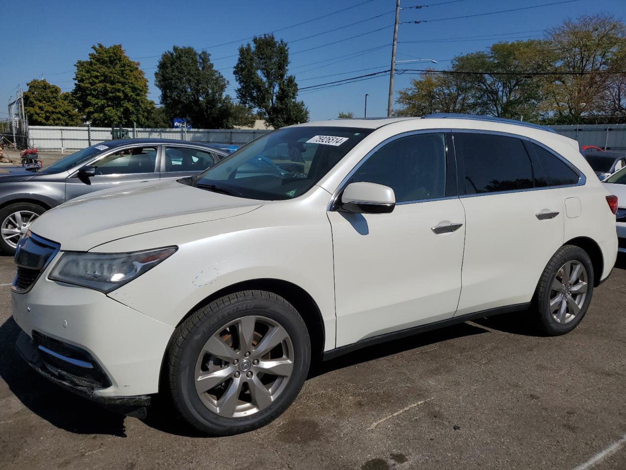 VIN 5FRYD4H83EB043800 2014 ACURA MDX no.1