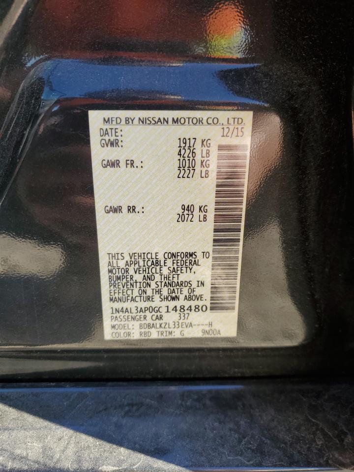 1N4AL3AP0GC148480 2016 Nissan Altima 2.5