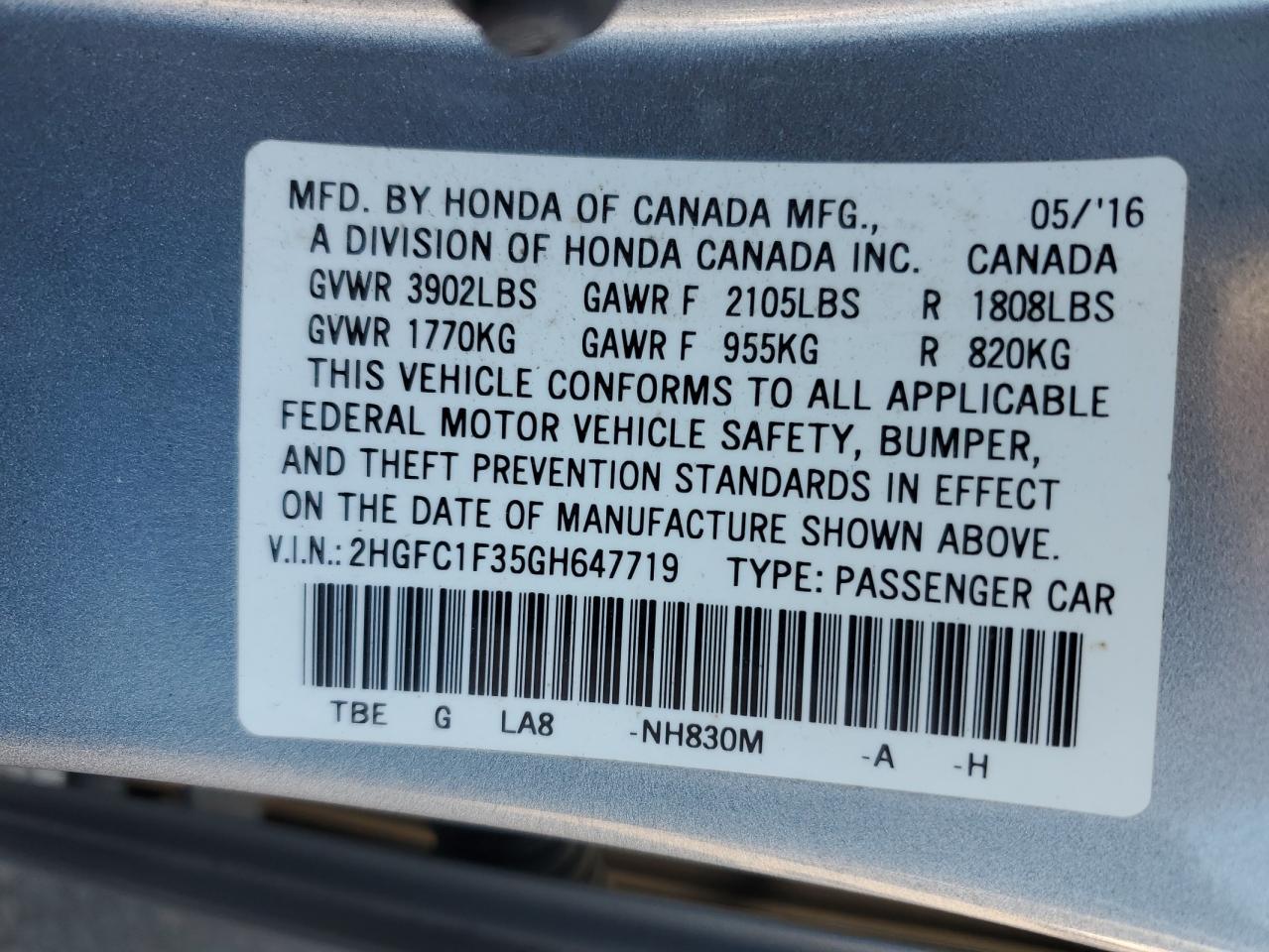 2016 Honda Civic - Image 14