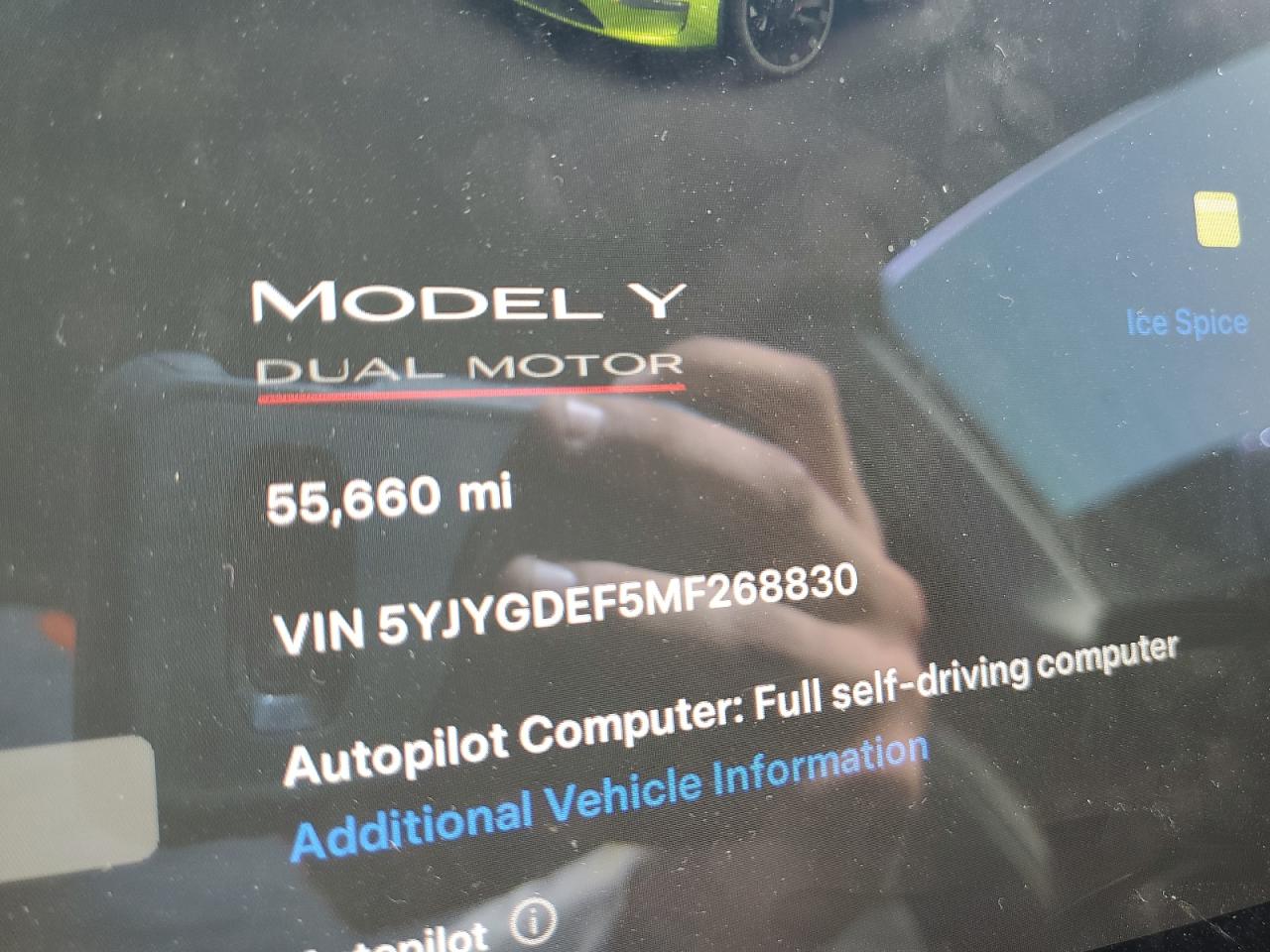 2021 Tesla Model Y VIN: 5YJYGDEF5MF268830 Lot: 73942844