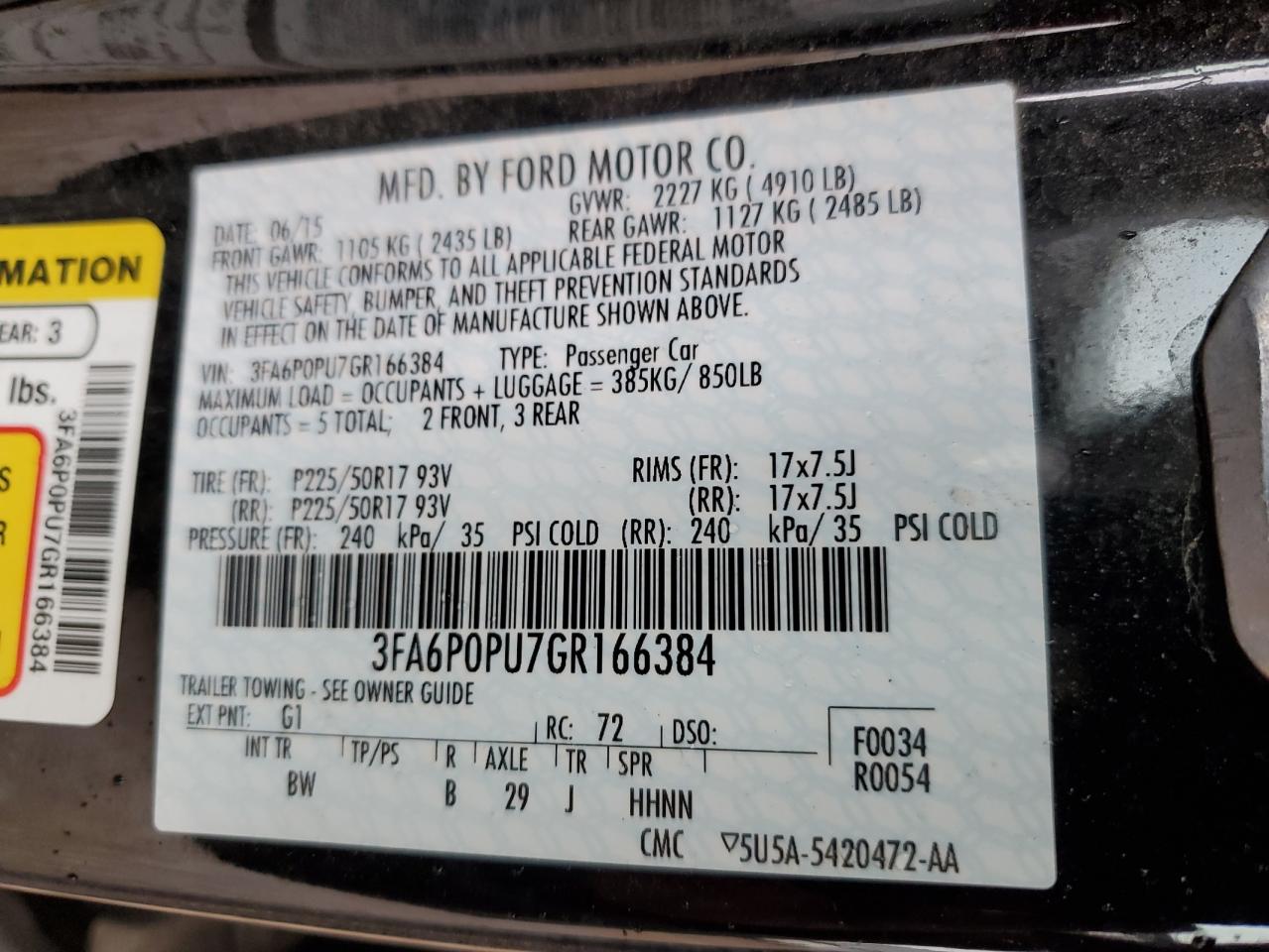 2016 Ford Fusion - Image 12