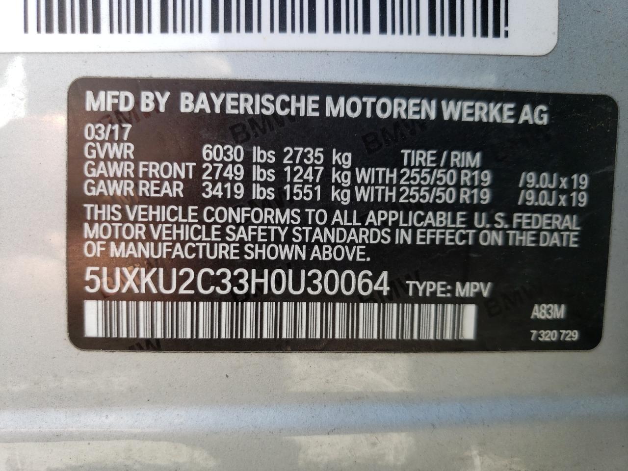 5UXKU2C33H0U30064 2017 BMW X6 - Image 13