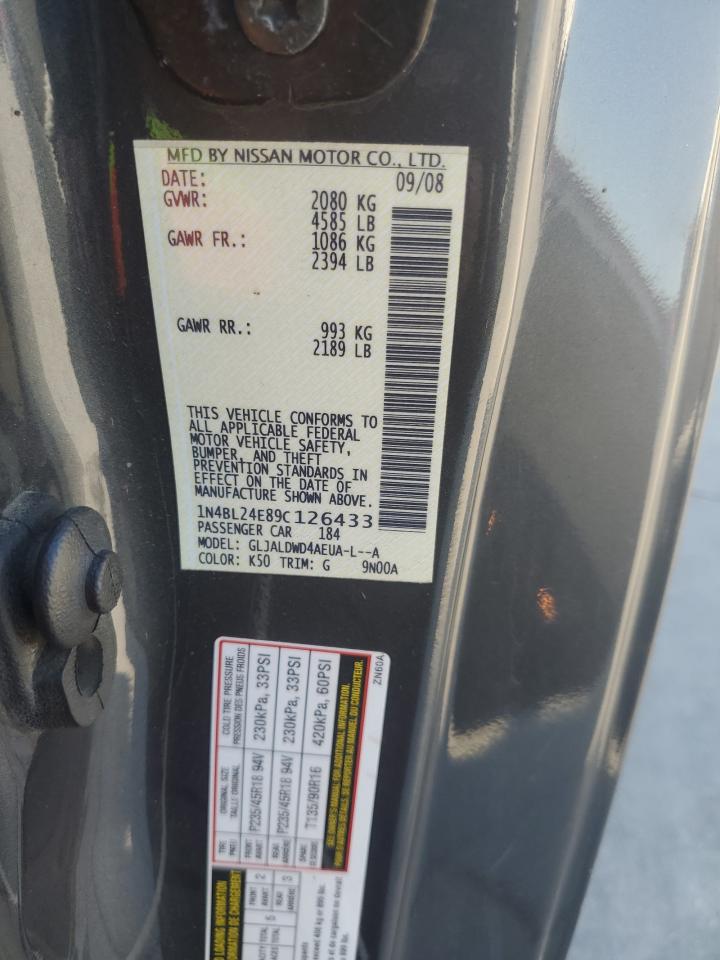 1N4BL24E89C126433 2009 Nissan Altima 3.5Se