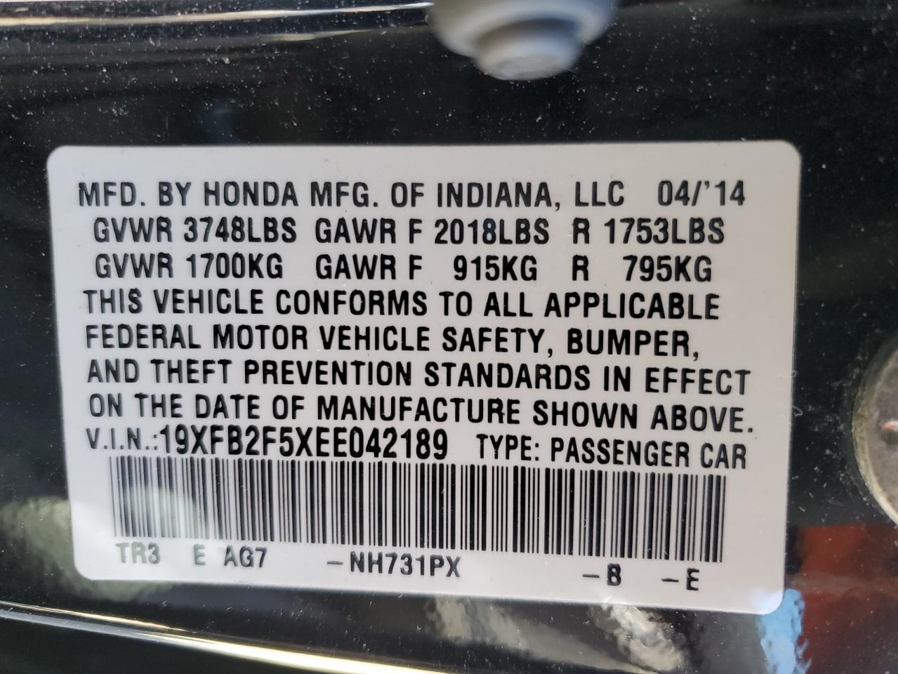 2014 Honda Civic - Image 12