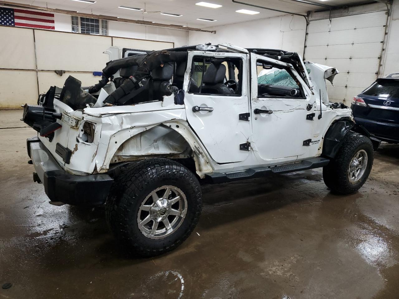 VIN 1C4BJWEG7EL173888 2014 JEEP WRANGLER no.3