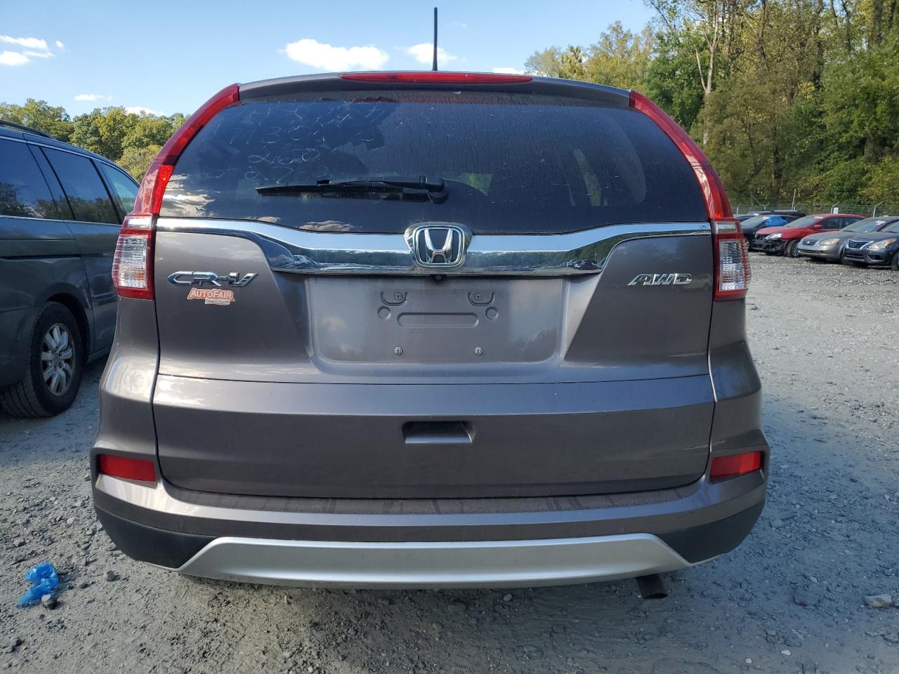 2015 Honda Cr-V Ex VIN: 5J6RM4H59FL121842 Lot: 74489084