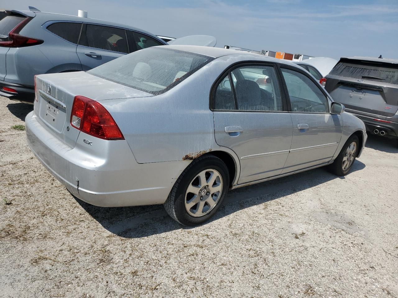 2003 Honda Civic Ex VIN: 2HGES26763H605951 Lot: 76404424