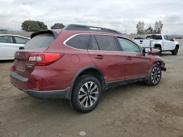  SUBARU OUTBACK 2016 Красный