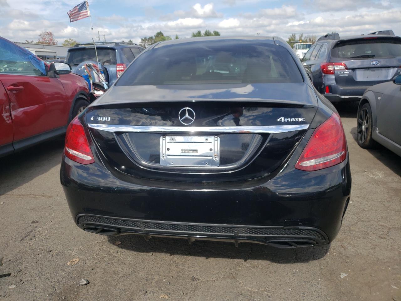 2015 Mercedes-Benz C 300 4Matic VIN: 55SWF4KBXFU067907 Lot: 72814874