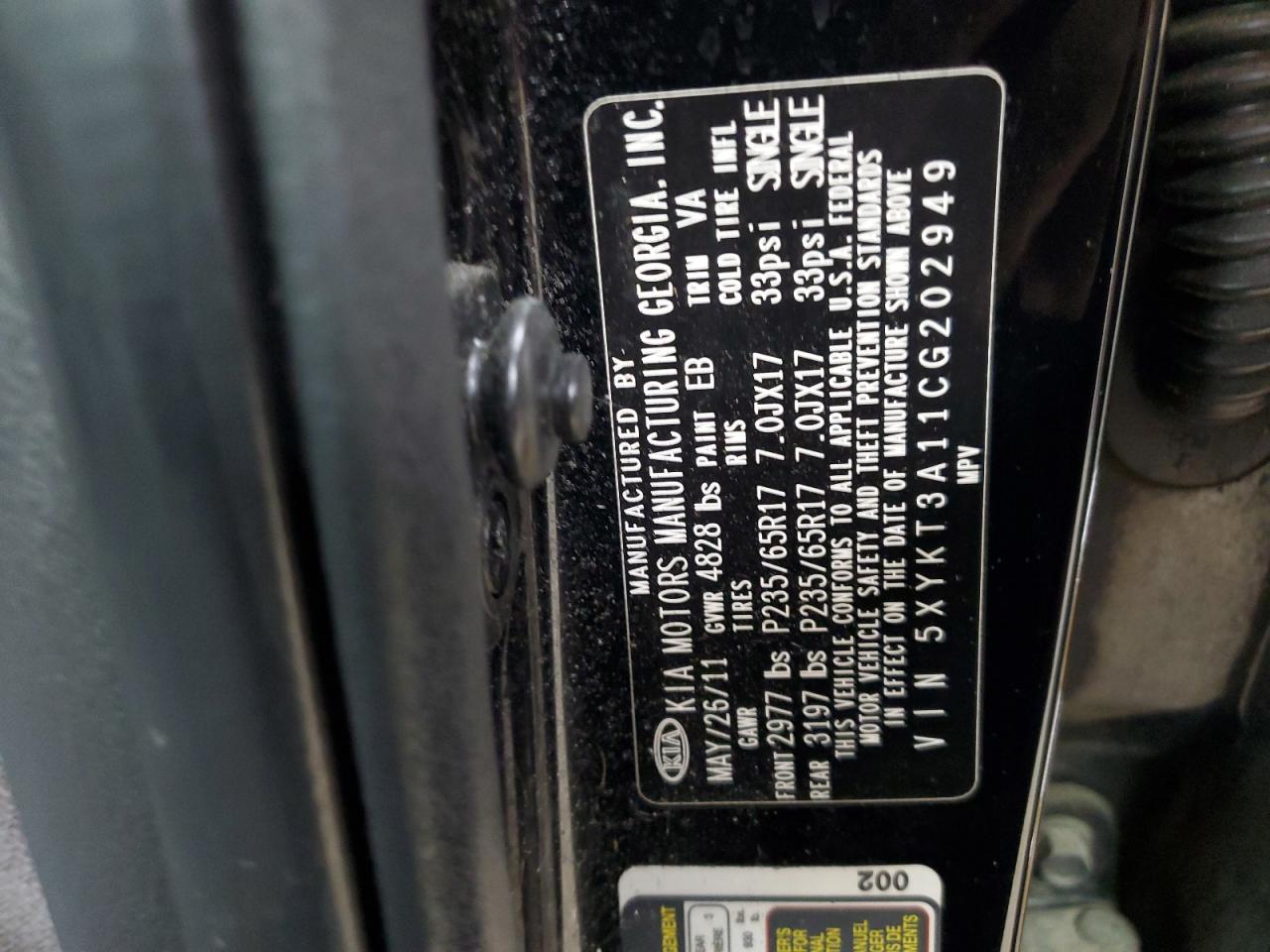 2012 Kia Sorento - Image 15