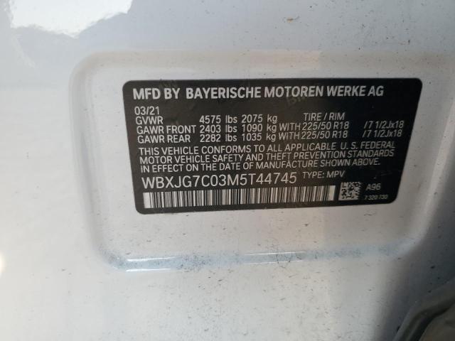 WBXJG7C03M5T44745 BMW X1 SDRIVE2 14