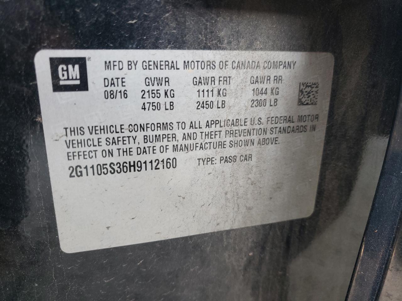 2017 Chevrolet Impala - Image 14