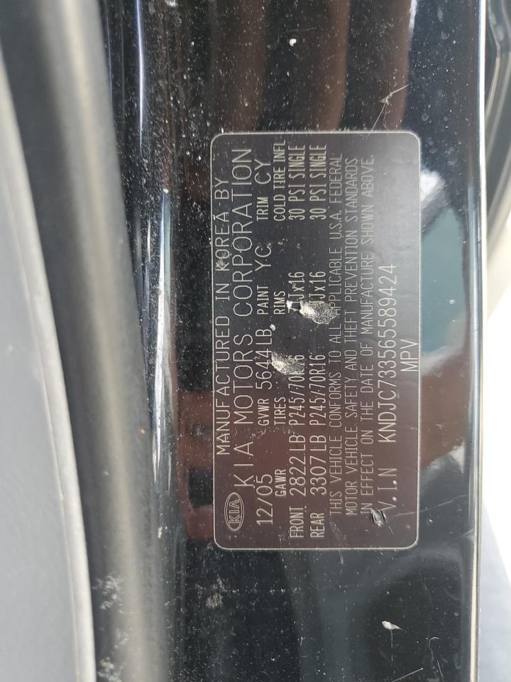 2006 Kia Sorento Ex VIN: KNDJC733565589424 Lot: 73848874