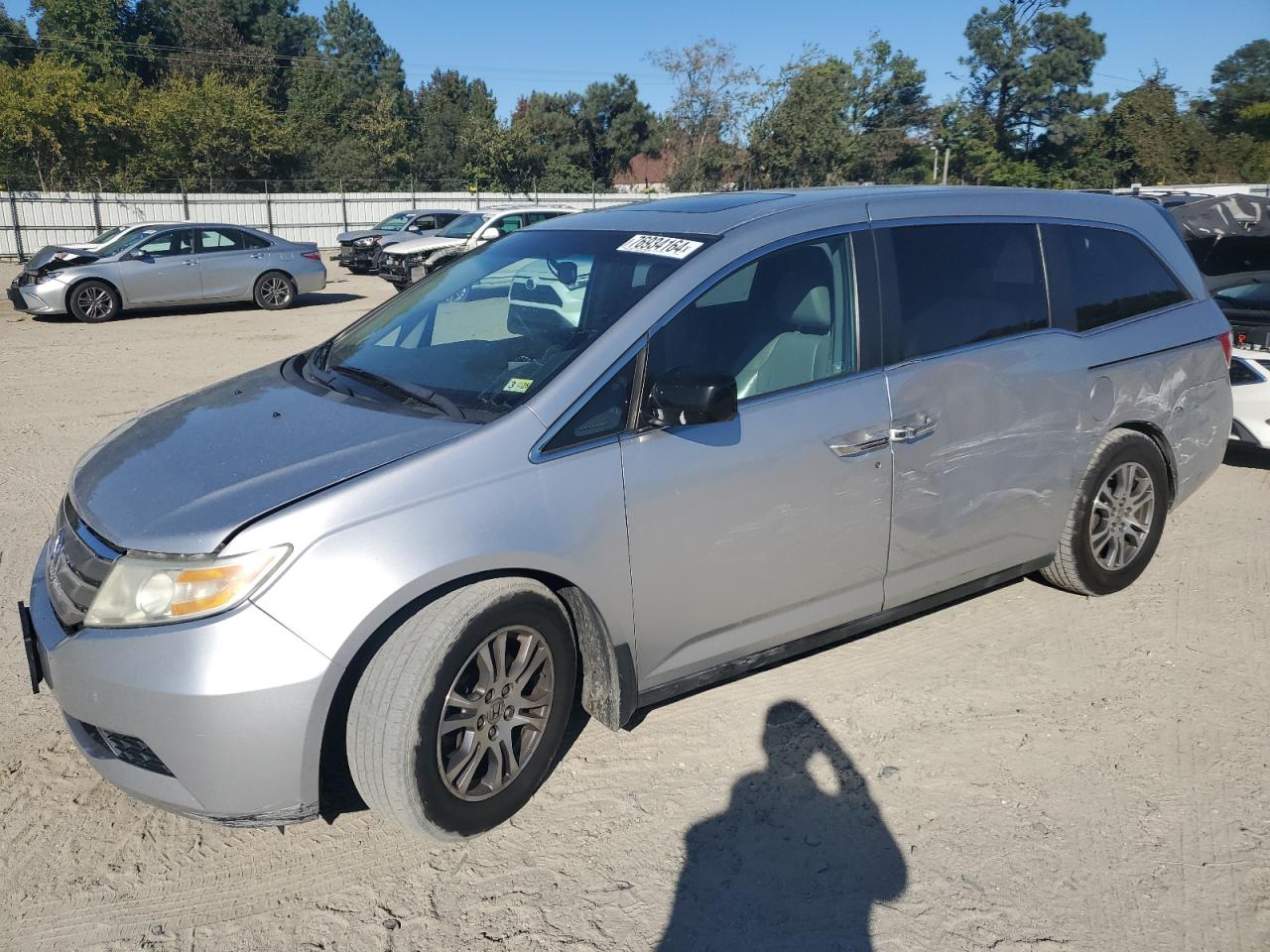 2012 Honda Odyssey Exl VIN: 5FNRL5H61CB024723 Lot: 76934164