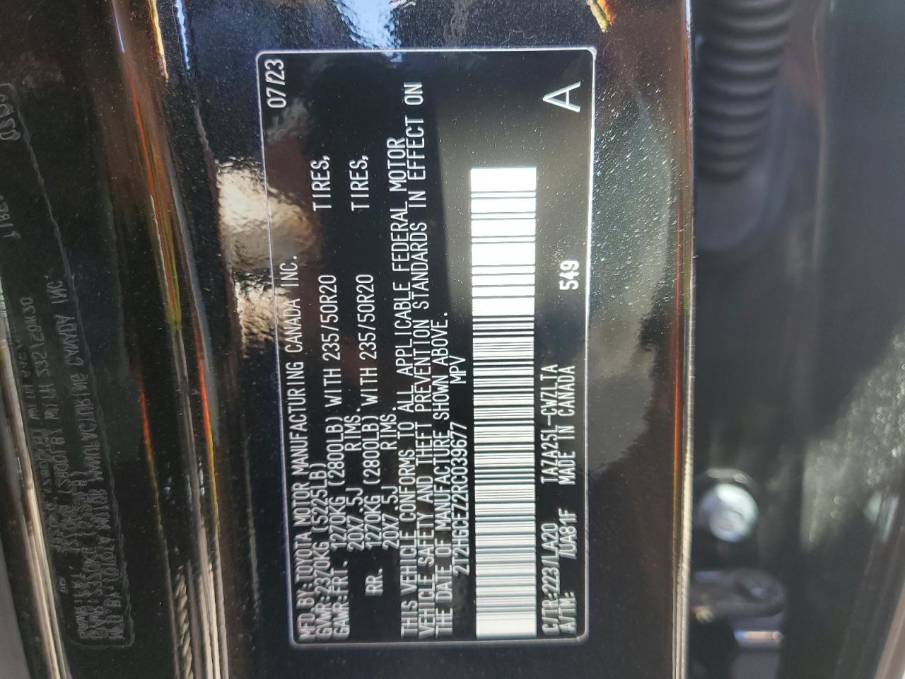 2024 Lexus Nx 350 Luxury VIN: 2T2HGCEZ2RC039677 Lot: 73091454