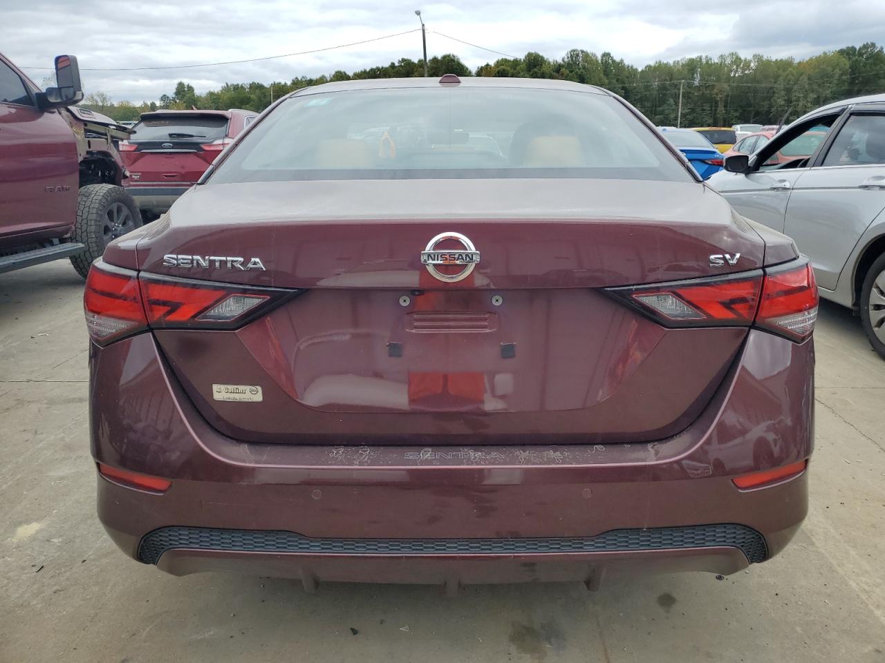 2020 Nissan Sentra Sv VIN: 3N1AB8CV2LY306165 Lot: 75837784