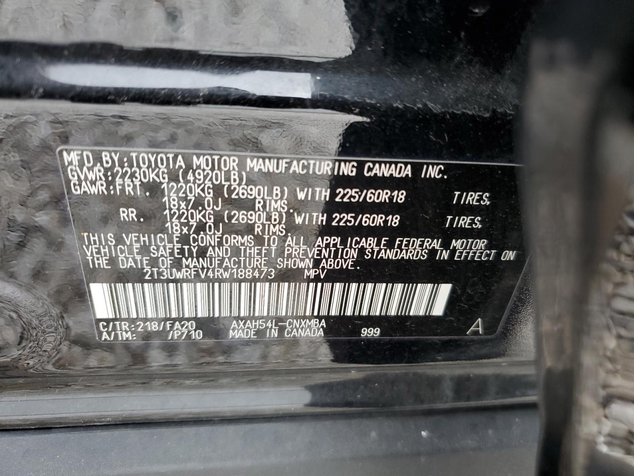 2T3UWRFV4RW188473 2024 TOYOTA RAV 4 - Image 13