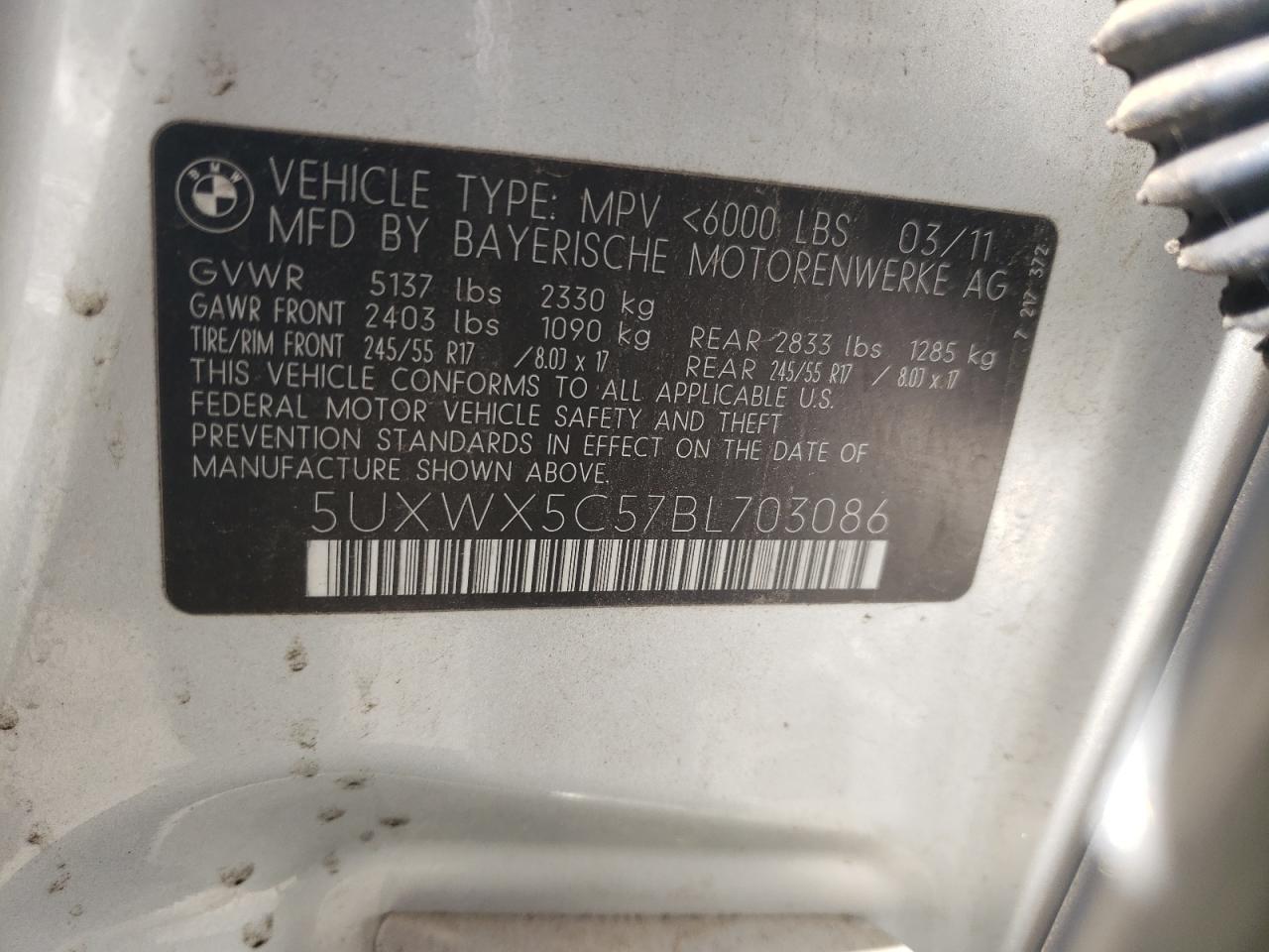 2011 BMW X3 - Image 13