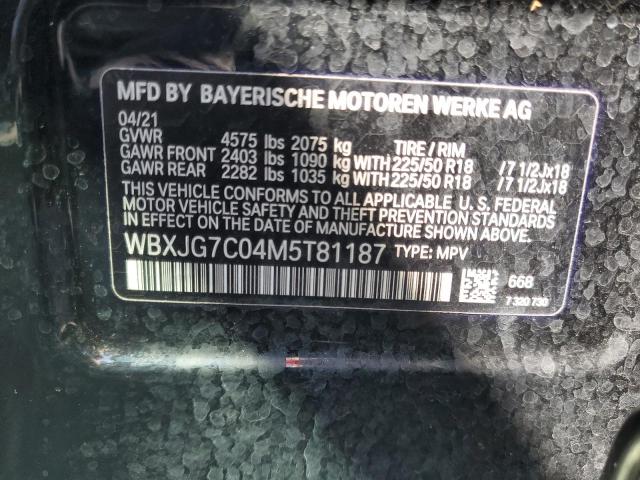 WBXJG7C04M5T81187 BMW X1 SDRIVE2 14