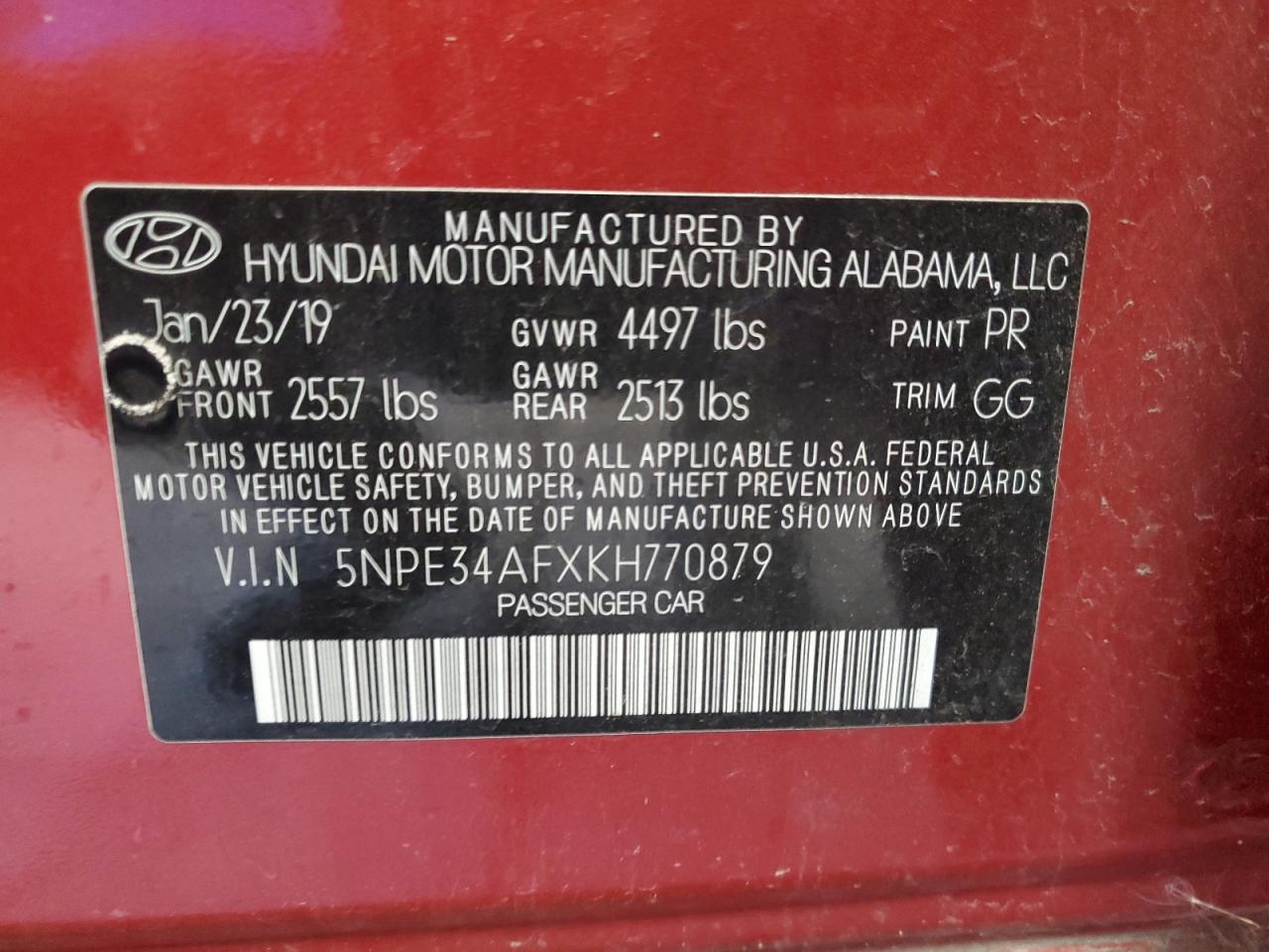 2019 Hyundai Sonata - Image 13