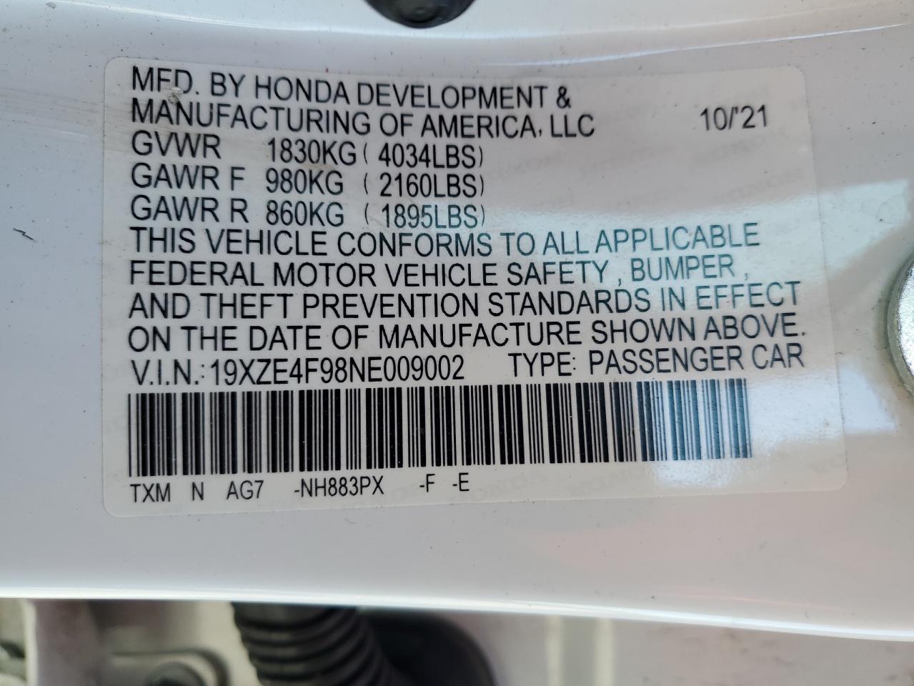 2022 Honda Insight - Image 13