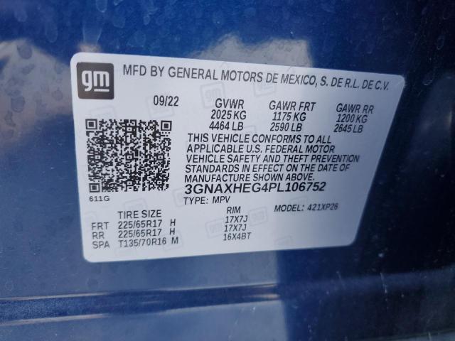 3GNAXHEG4PL106752 Chevrolet Equinox LS 13