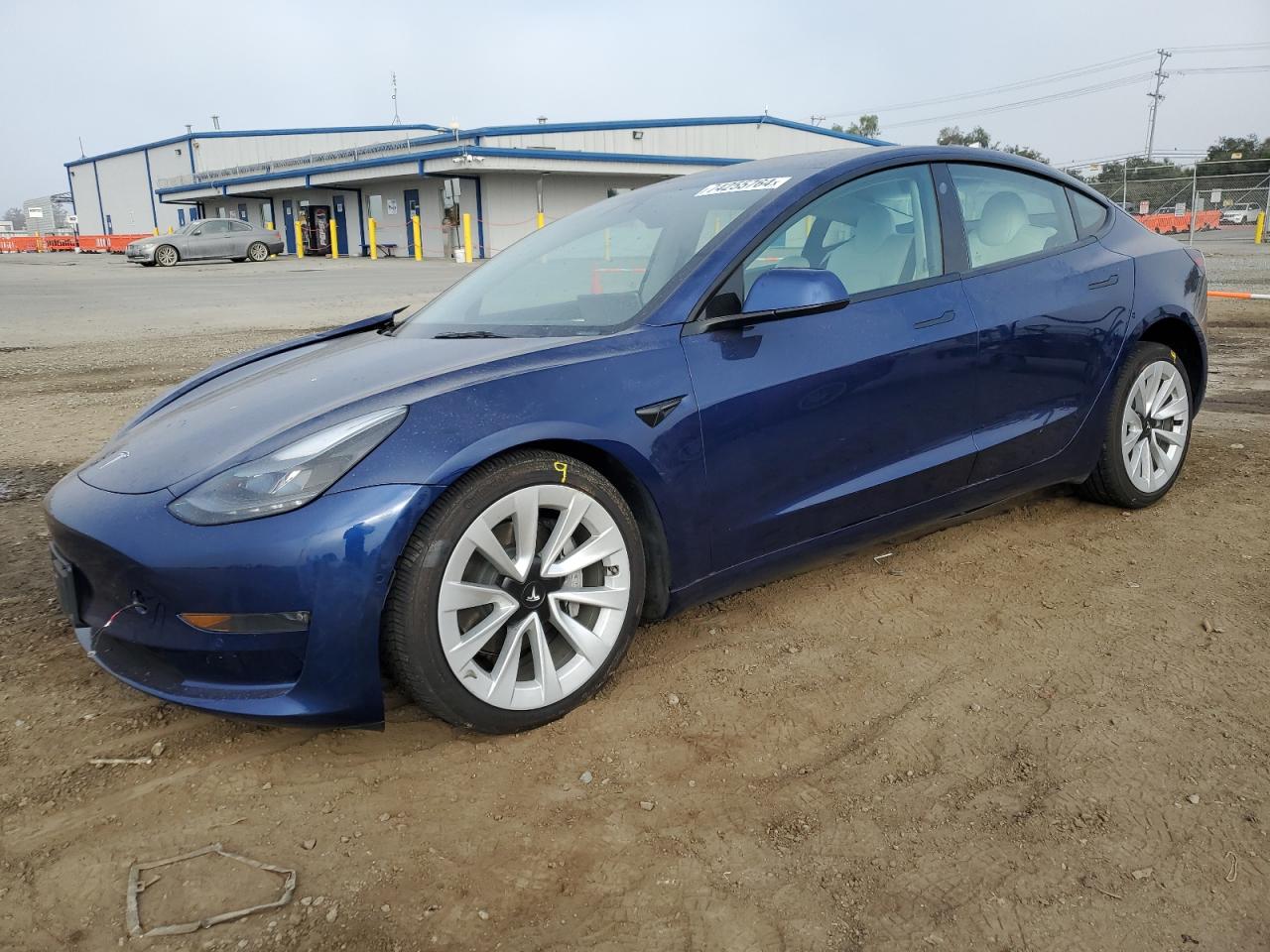 VIN 5YJ3E1EB2NF177317 2022 TESLA MODEL 3 no.1