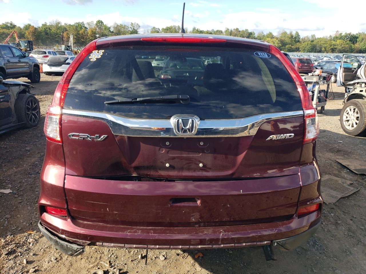 2015 Honda Cr-V Ex VIN: 5J6RM4H52FL095570 Lot: 73304884