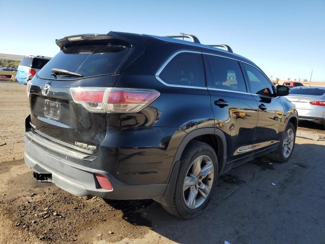  TOYOTA HIGHLANDER 2015 Czarny