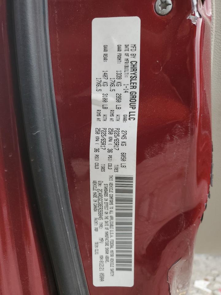 2014 Dodge Grand Caravan Sxt VIN: 2C4RDGCG8ER268045 Lot: 77013214