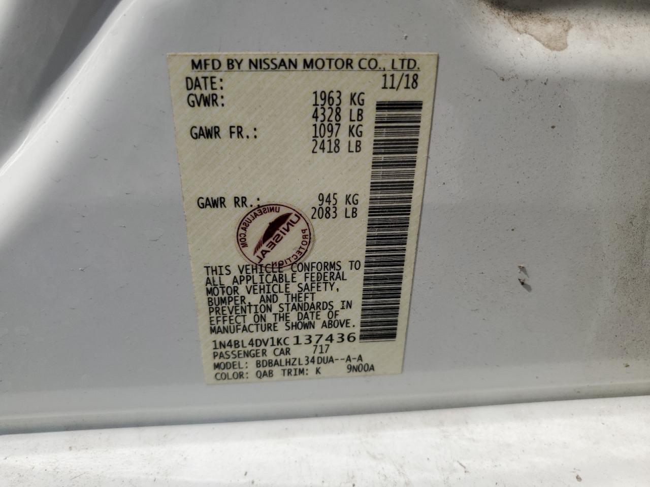 2019 Nissan Altima - Image 12