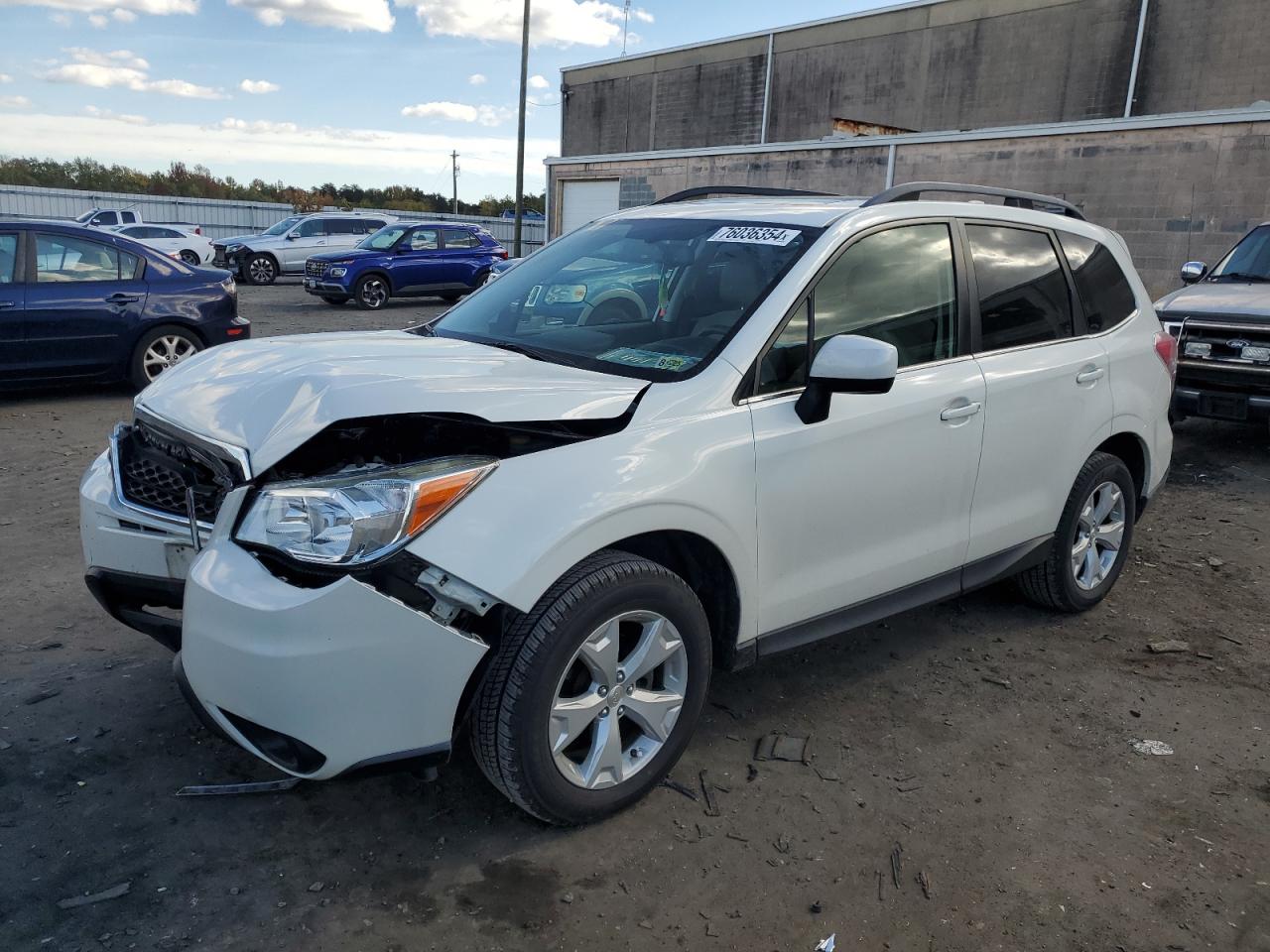 2016 Subaru Forester 2.5I Limited VIN: JF2SJAHC7GH515424 Lot: 76036354